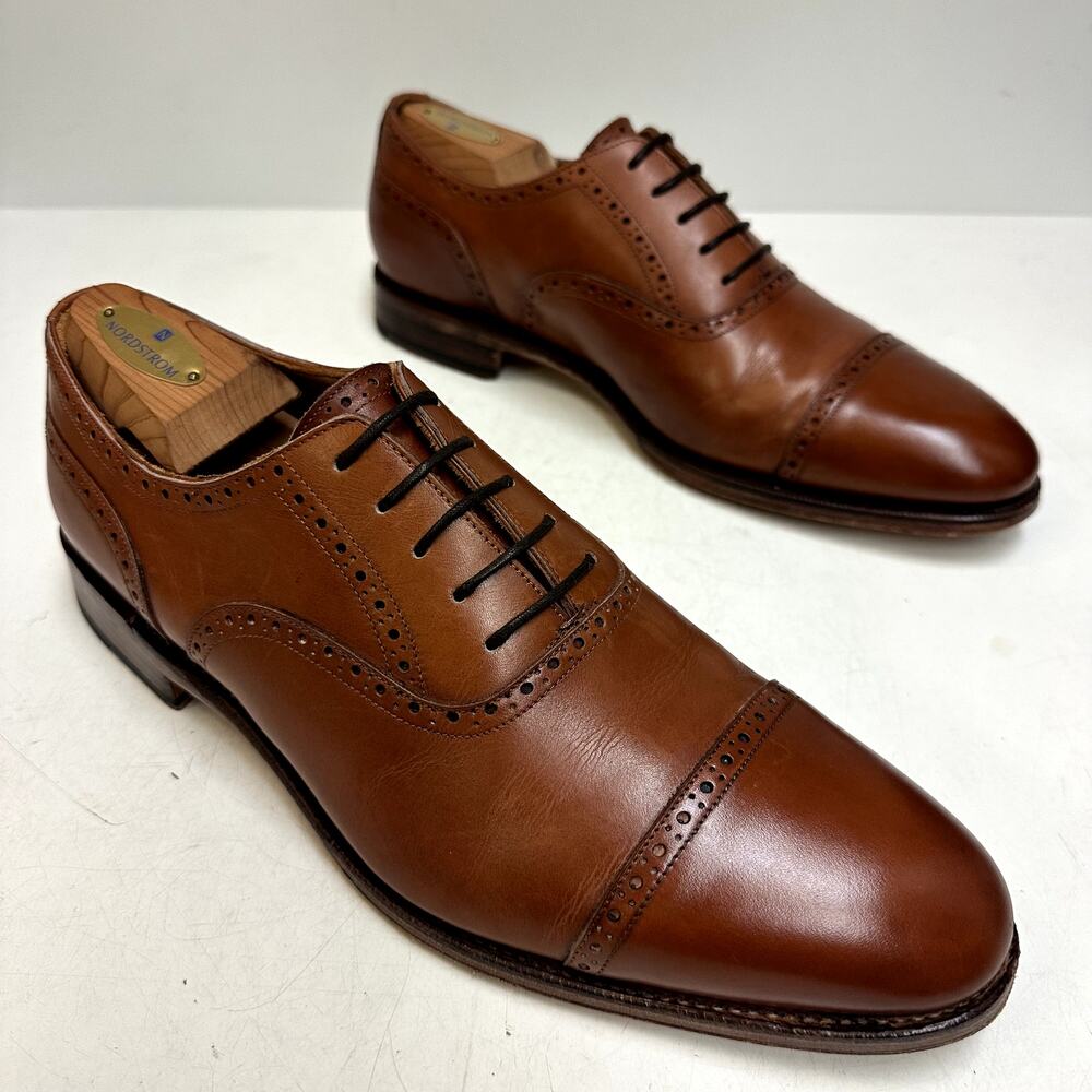 EXCELLENT Meermin Oxford Tan Antique Calf Goodyear welt 101513 UK 9.5 US 10.5 D - Picture 5 of 15